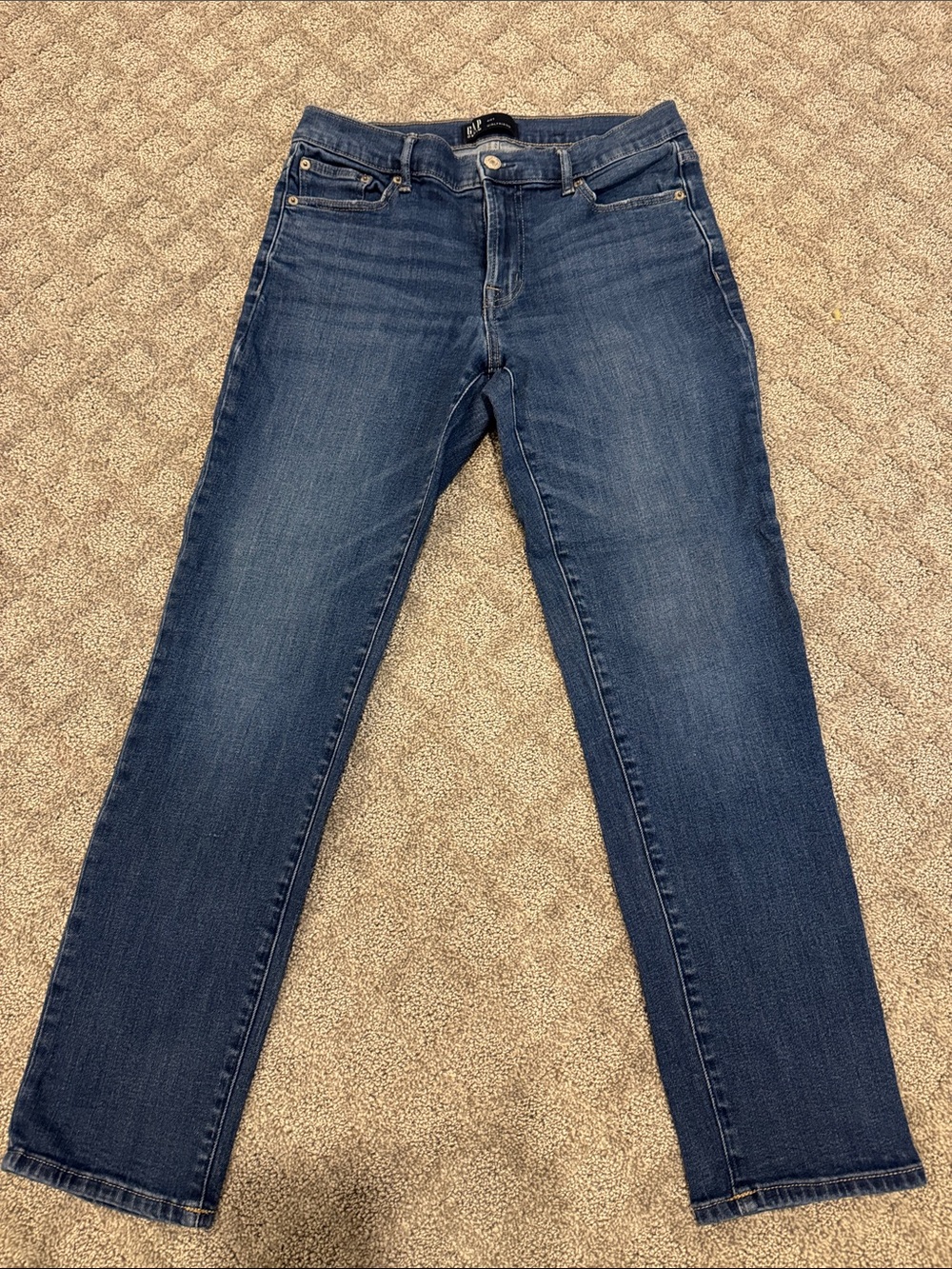 GAP Women's Dark Blue Straight Leg Jeans